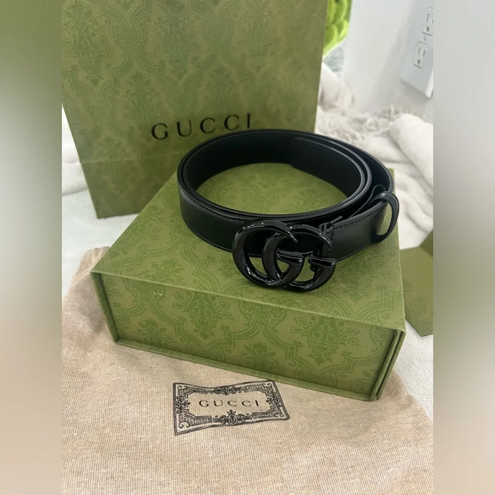 Gucci GG Marmont Black-on-Black Belt
Excellent Condition - Picture 1 of 8